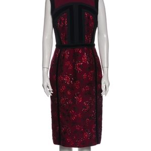 Altuzarra M/6/38 brocade colorblock midi dress
